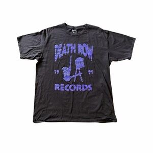Death Row Records Brown Tee - Size XL